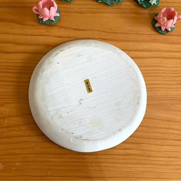 Vintage Miniature Frog Pond Tea Set 9 piece fairy garden doll - Picture 4 of 8